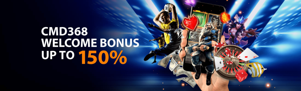 CMD368 Welcome Bonus – Khuyến mãi hấp dẫn dành cho tân thủ CMD368 Welcome Bonus 150% – Khuyến mãi nạp tiền casino và thể thao