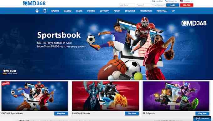 CMD368 Sportsbook – Cá cược bóng đá, bóng rổ, eSports CMD368 Sportsbook – Cá cược thể thao trực tuyến số 1 châu Á